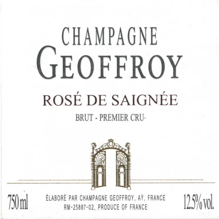 Rose de Saignee Brut Bottle