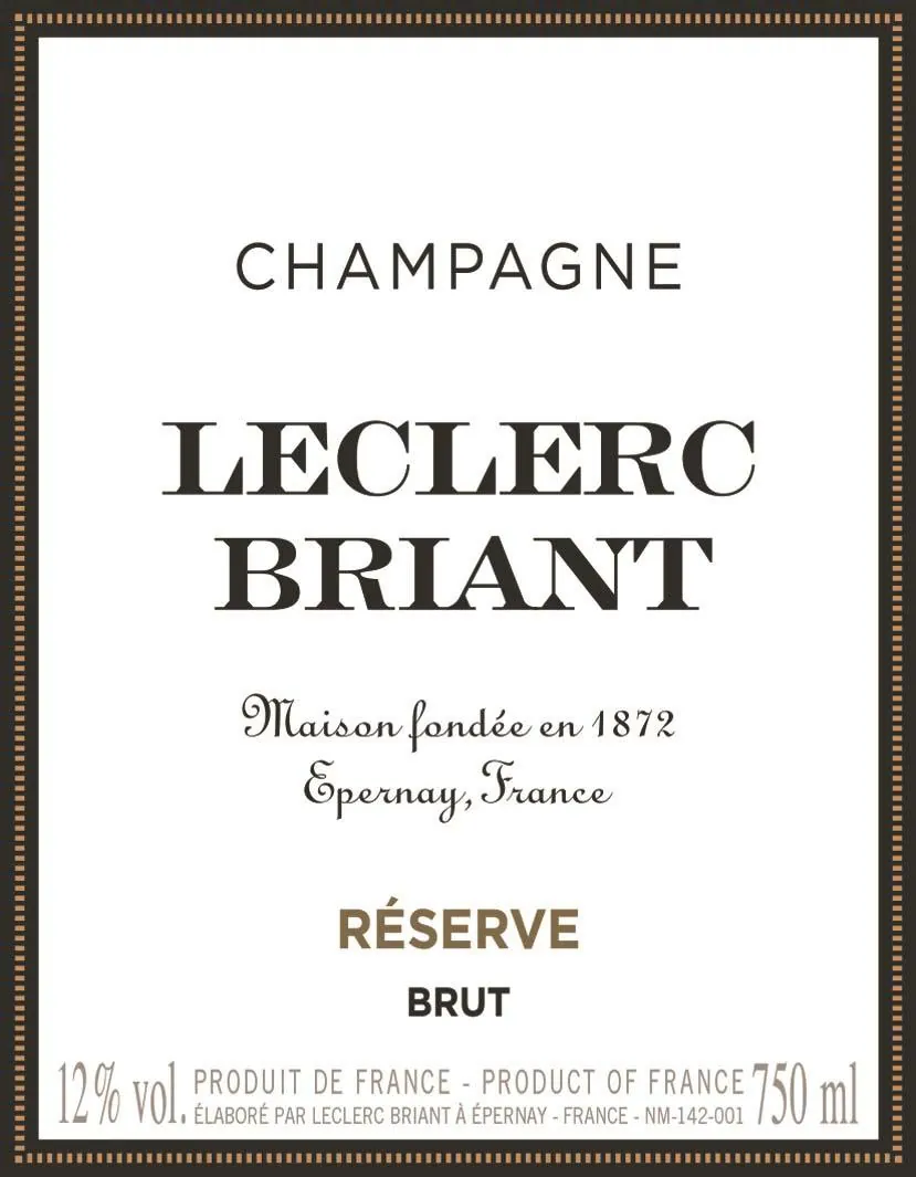 Brut Reserve Bottle