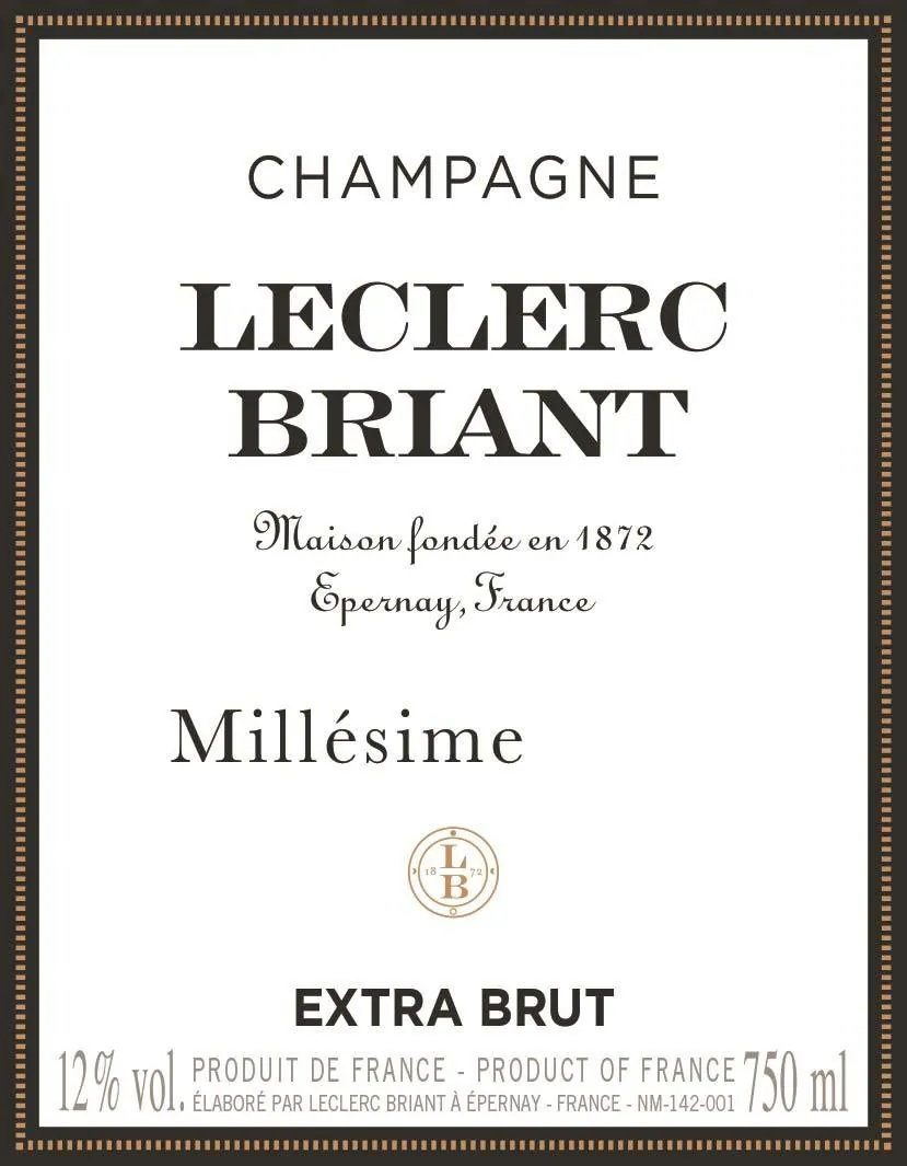 Extra Brut Millesime Bottle