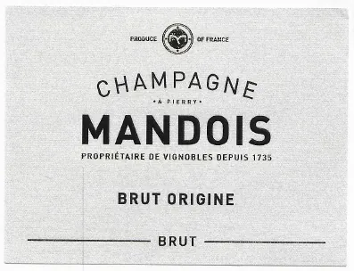 Brut Origine Bottle