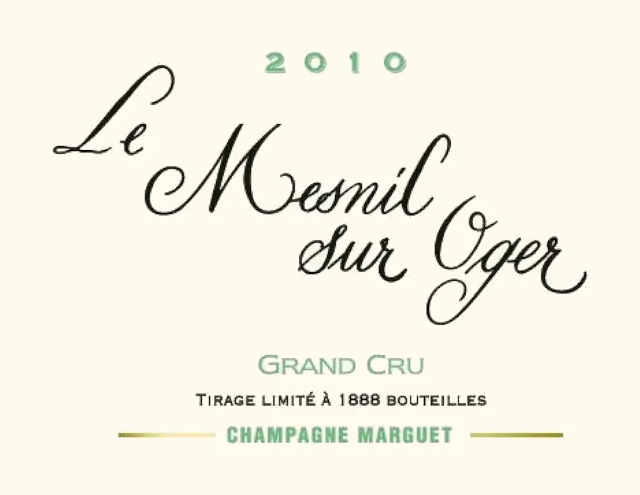 Le Mesnil Sur Oger Brut Nature Grand Cru Bottle