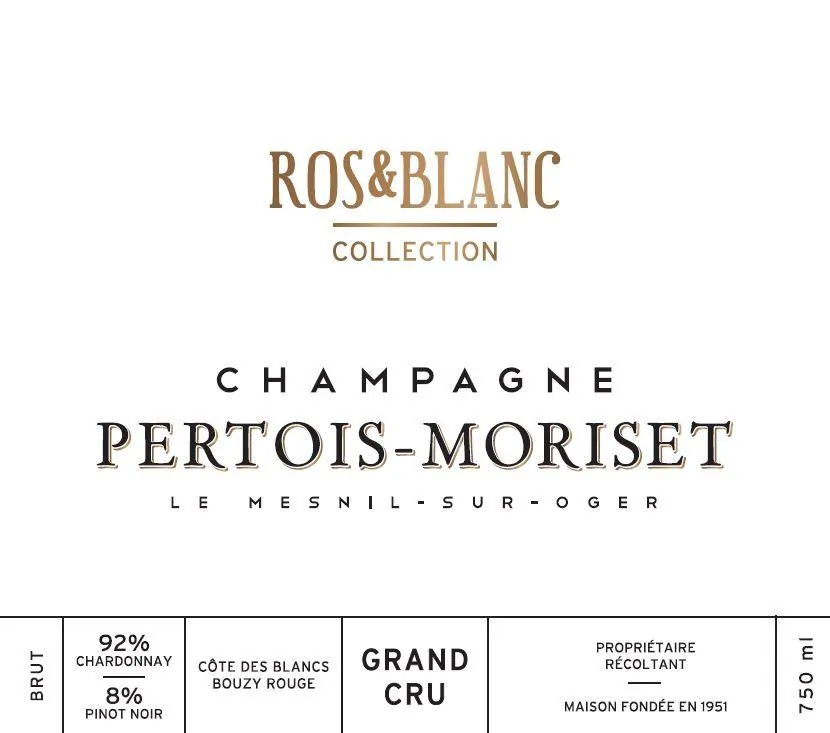 Pertois-Moriset Rose Blanc Grand Cru Bottle