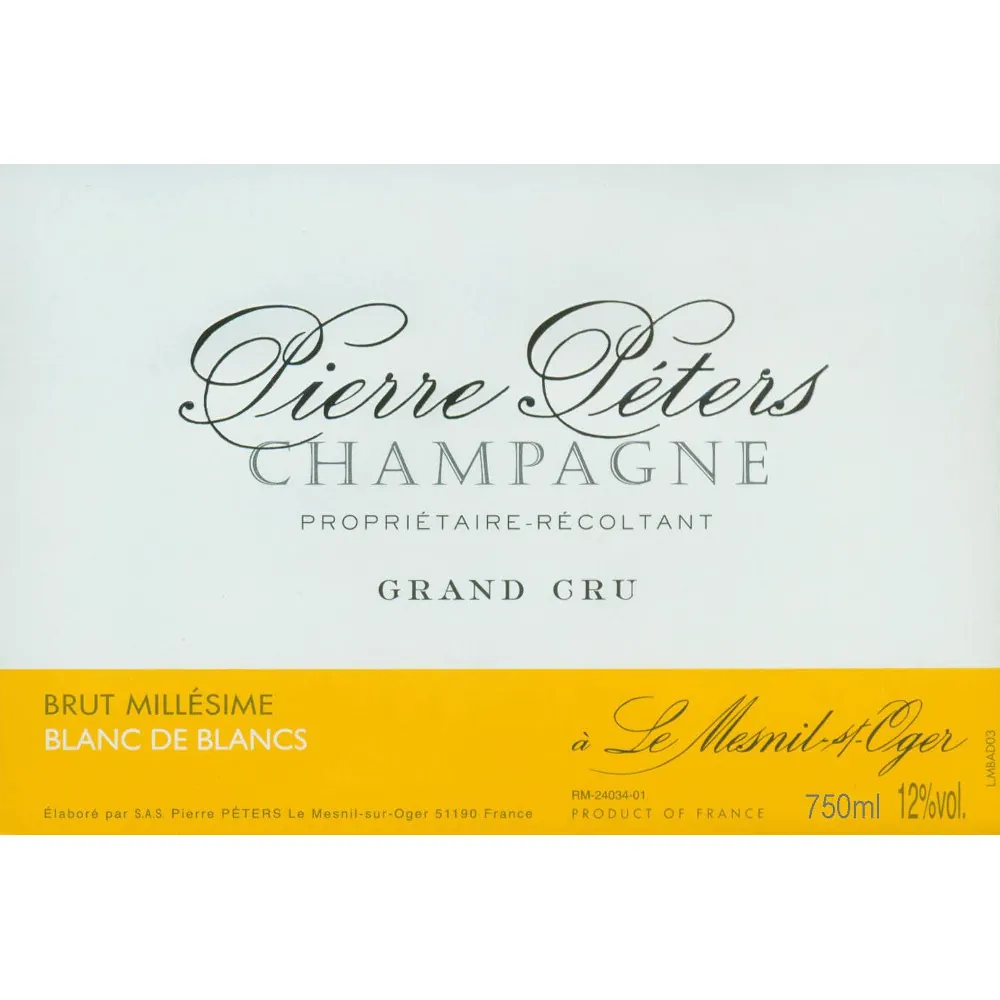 Blanc de Blancs Brut Millesime Bottle