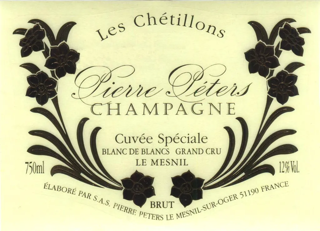 Les Chetillons Cuvee Speciale Blanc de Blancs Grand Cru Brut Bottle