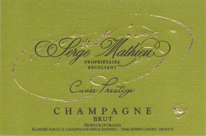 Brut Cuvee Prestige Bottle