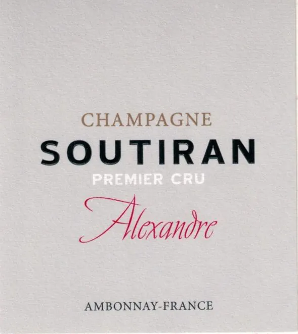 Alexandre Brut Premier Cru Bottle