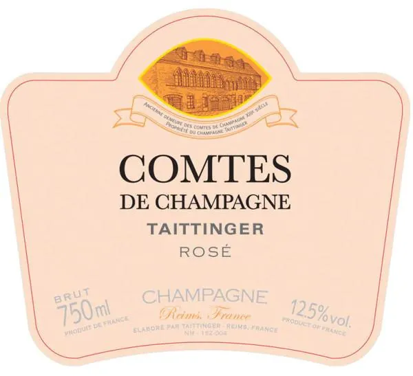 Comtes De Champagne Rose Bottle