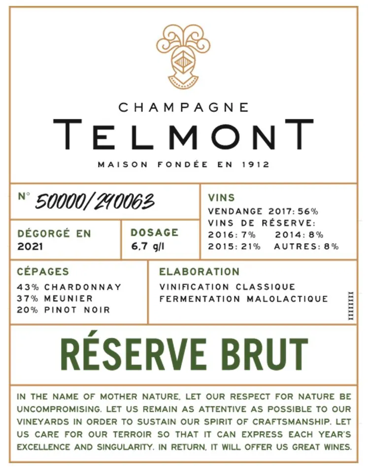 Reserve Brut Bottle