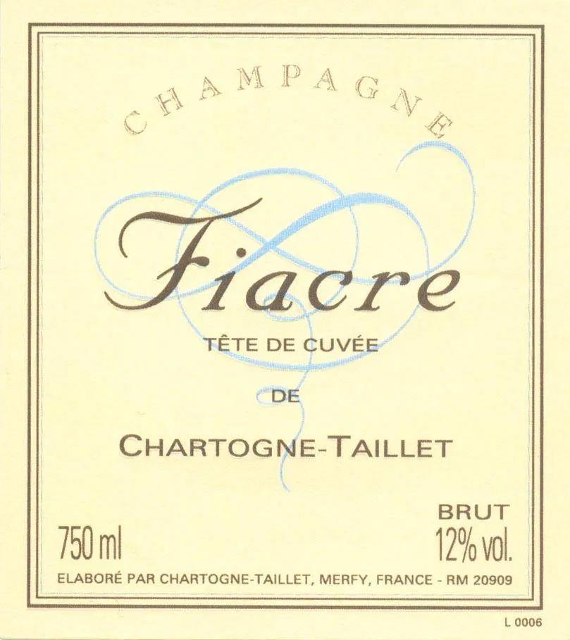Fiacre Tete de Cuvee Bottle