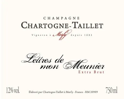 Lettre de mon Meunier Extra Brut Bottle