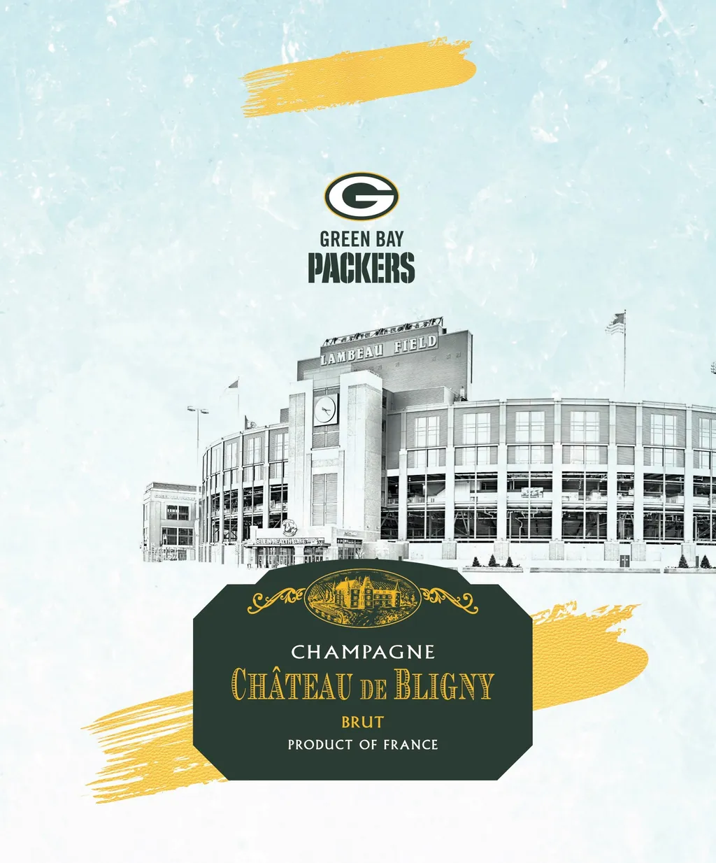 Green Bay Packers Brut Grande Reserve Bottle