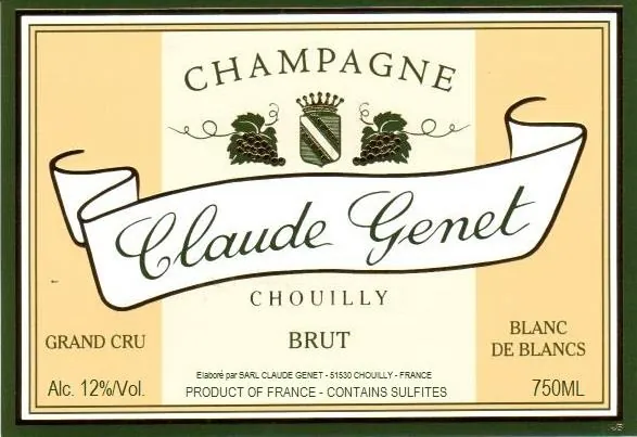 Blanc de Blancs Grand Cru Brut Bottle