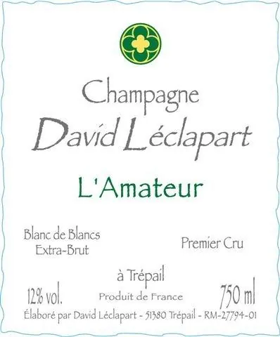 L'Amateur Premier Cru Blanc de Blancs Extra Brut Bottle