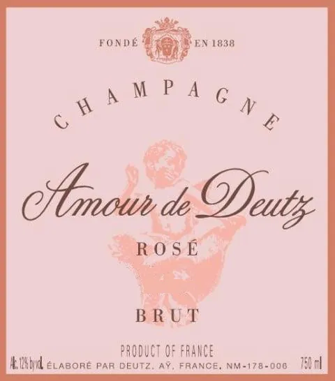 Amour de Deutz Brut Rose Bottle