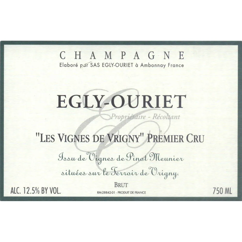 Les Vignes de Vrigny Brut Bottle
