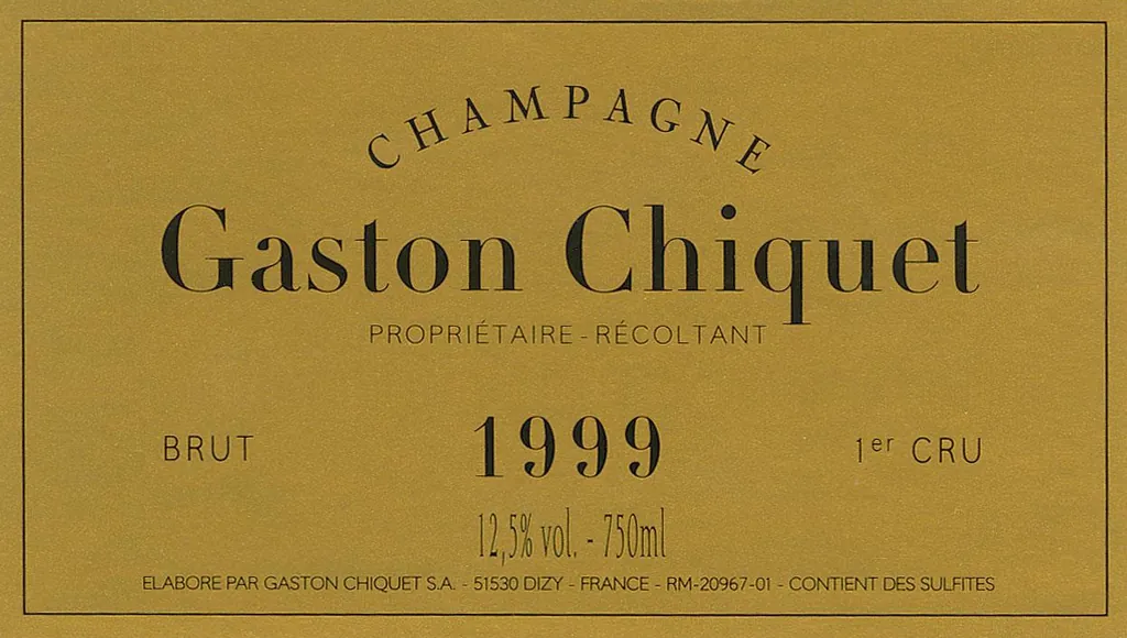 Millesime Brut Premier Cru Bottle