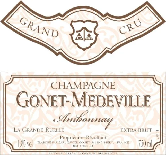 Ambonnay La Grande Ruelle Blanc de Noirs Extra Brut Grand Cru Bottle