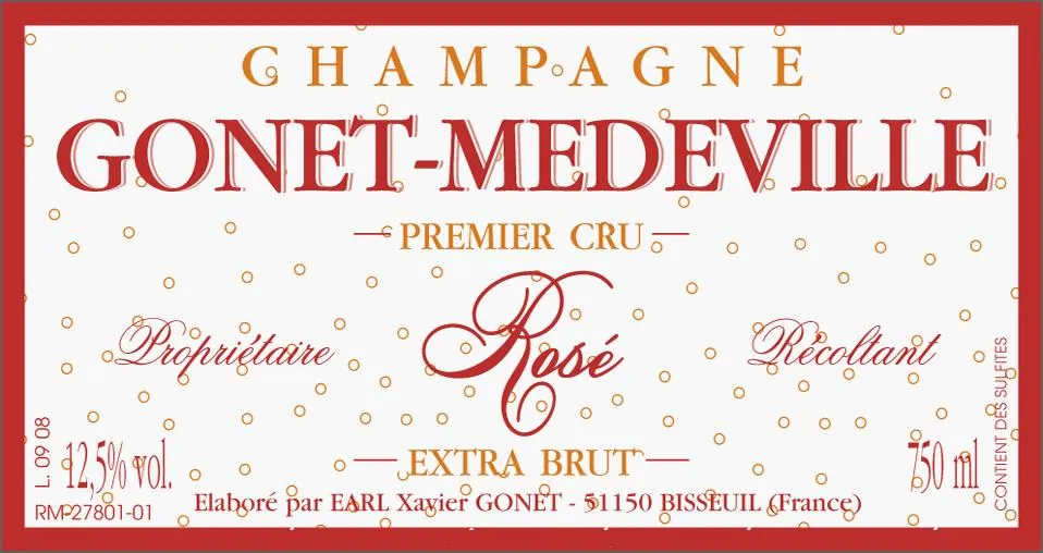 Extra Brut Premier Cru Rose Bottle