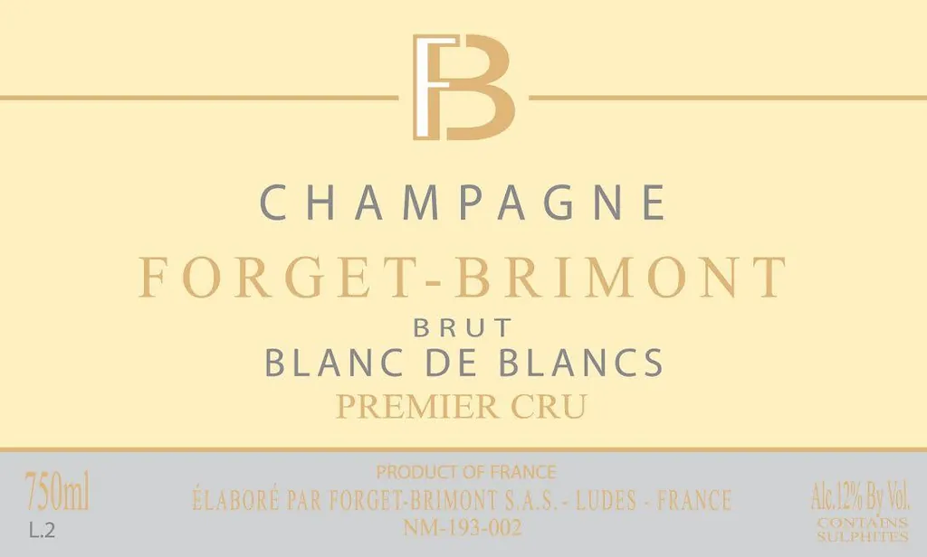 Brut Blanc de Blancs Premier Cru Bottle