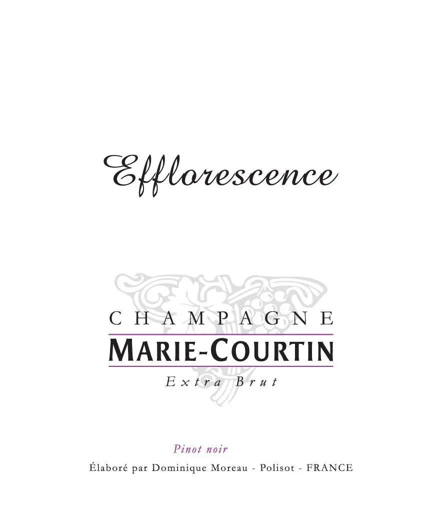 Efflorescence Blanc de Noirs Extra Brut Bottle