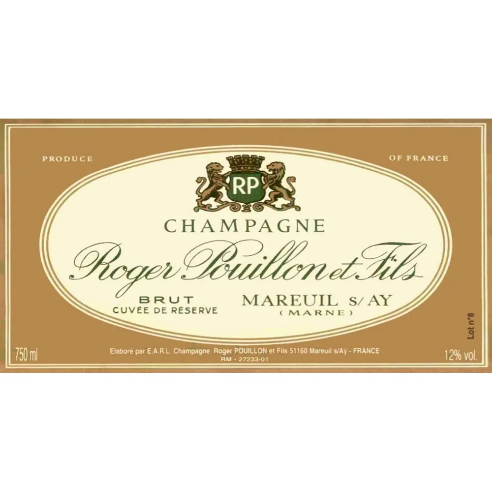 Brut Champagne Cuvee de Reserve Bottle