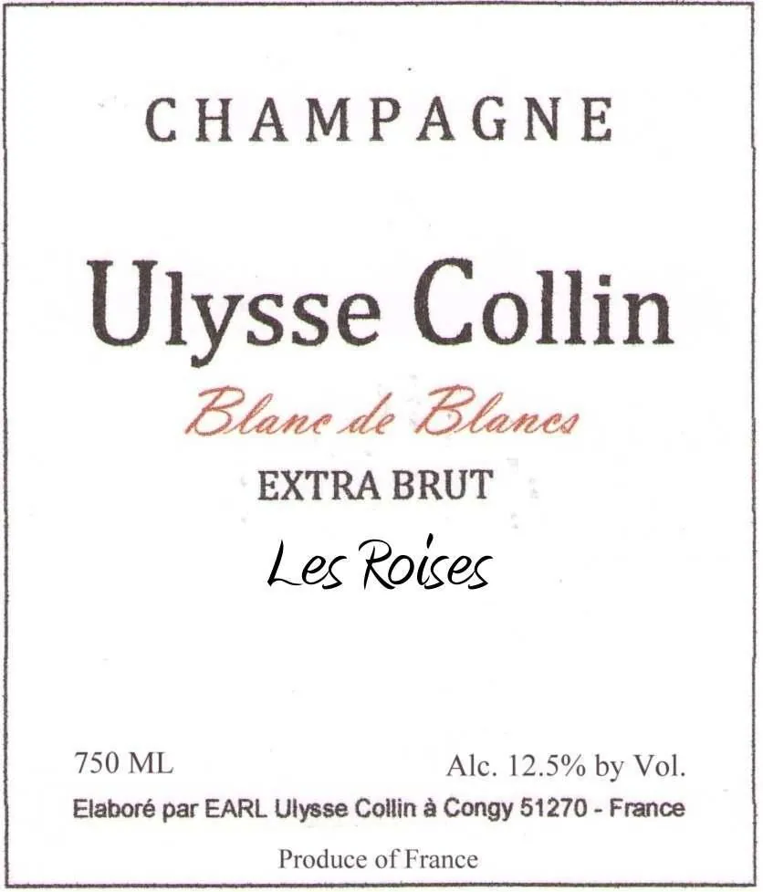 Blanc de Blancs Les Roises Extra Brut Bottle