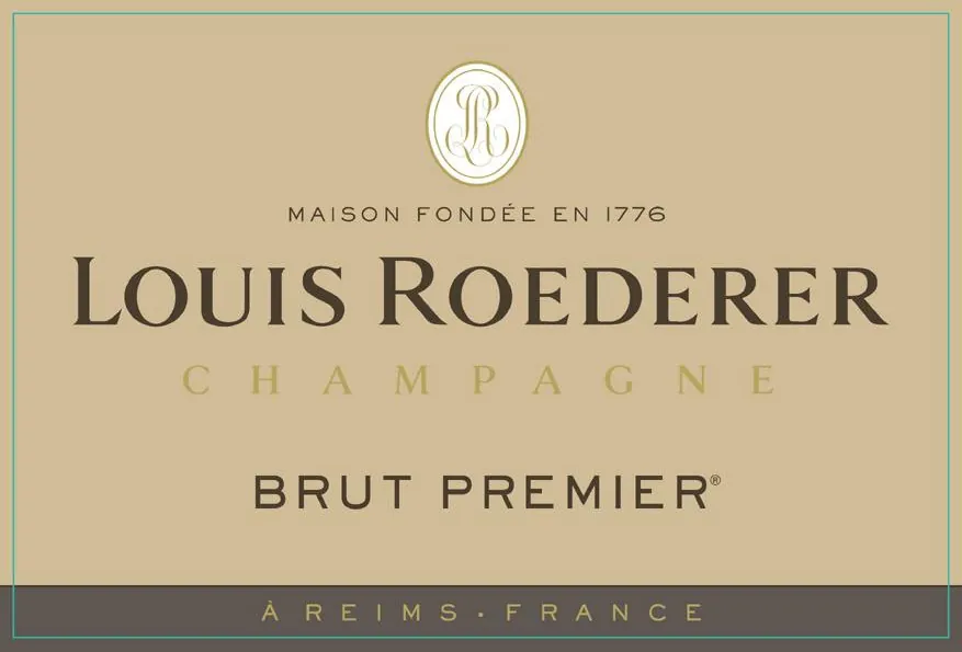Vin Champagne Louis Roederer Brut Premier NV Bottle