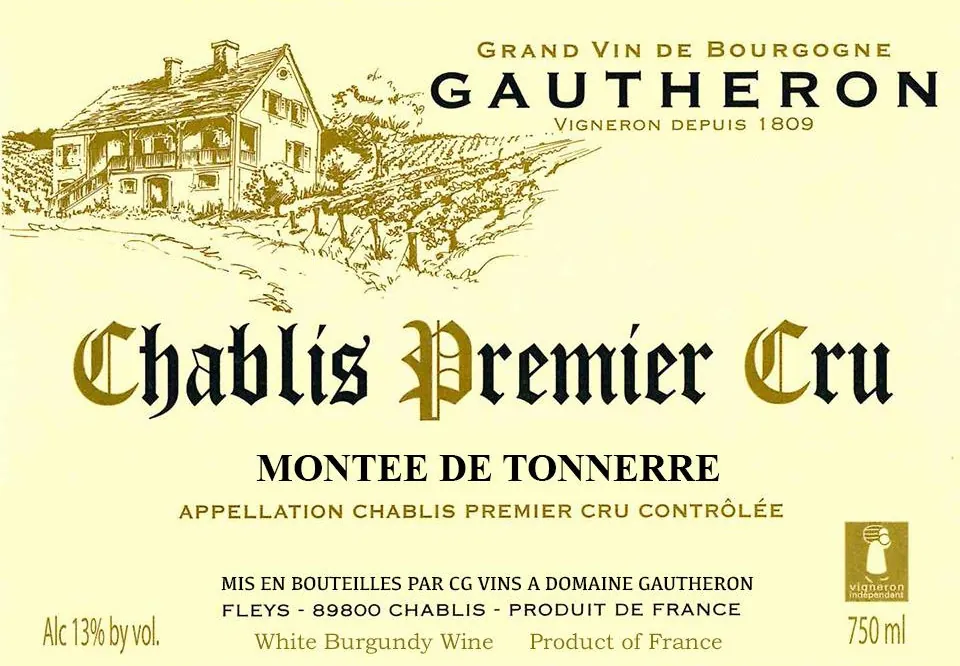 Chablis Montee de Tonnerre Premier Cru Bottle