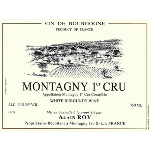 Montagny Blanc Premier Cru Bottle