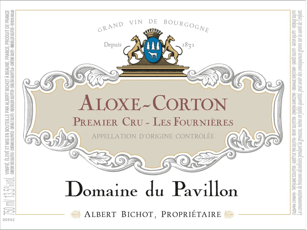 Aloxe-Corton Les Fournieres Premier Cru Domaine du Pavillon Monopole Bottle