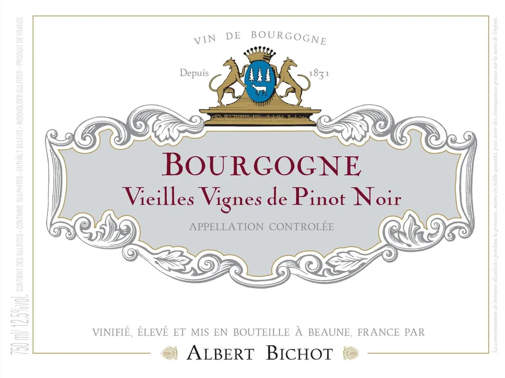 Bourgogne Vieilles Vignes Pinot Noir Bottle