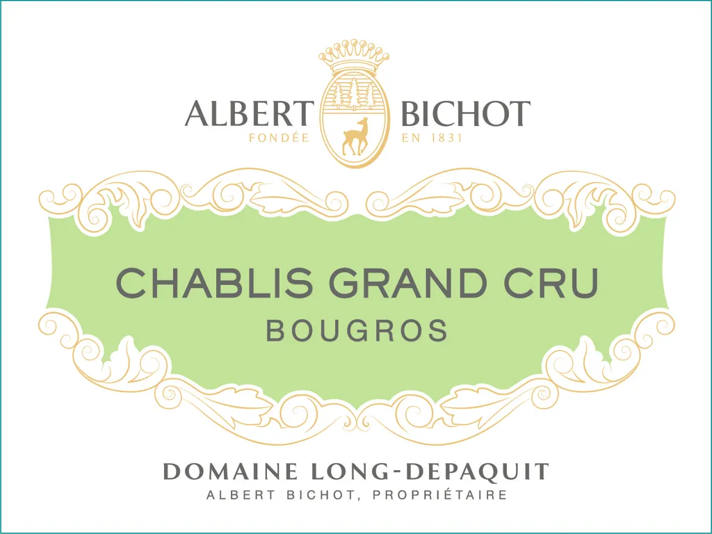 Chablis Bougros Domaine Long-Depaquit Grand Cru Bottle