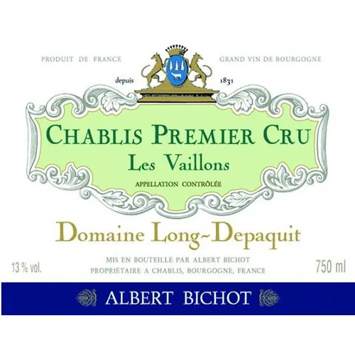 Chablis Les Vaillons Bottle