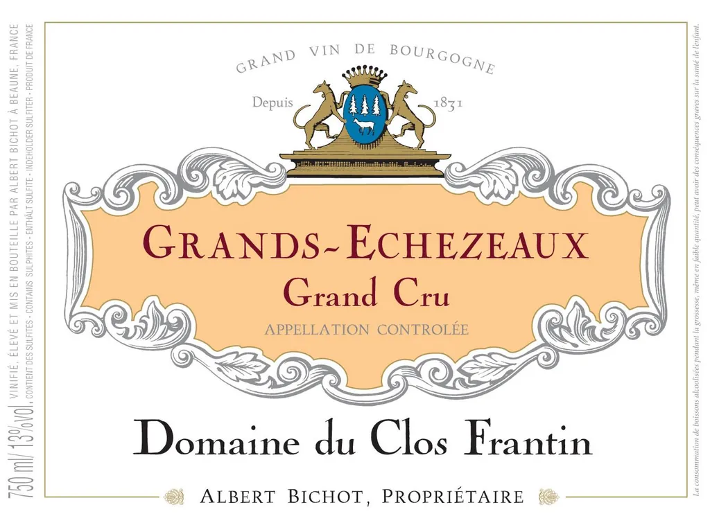 Grands-Echezeaux Grand Cru Domaine du Clos Frantin Bottle