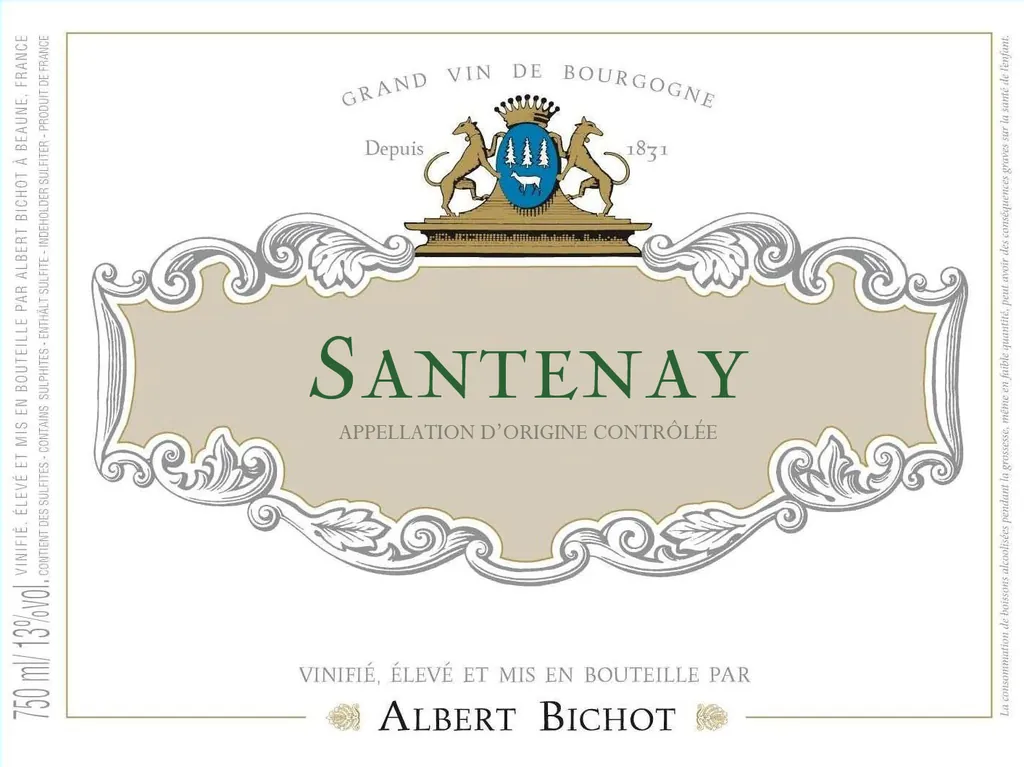 Santenay Blanc Bottle
