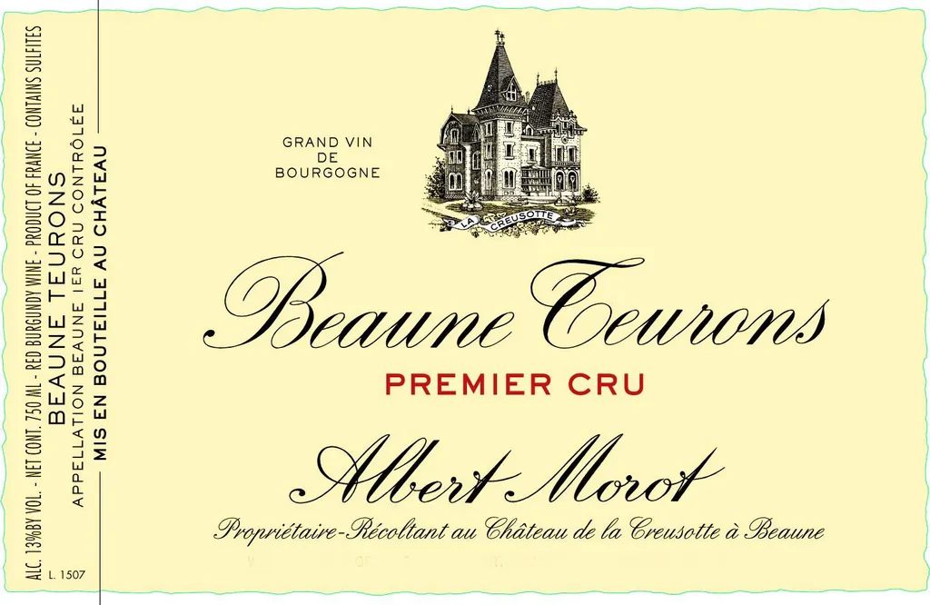 Beaune Teurons Premier Cru Bottle