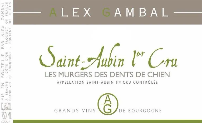 St-Aubin Les Murgers des Dents de Chien Premier Cru Bottle