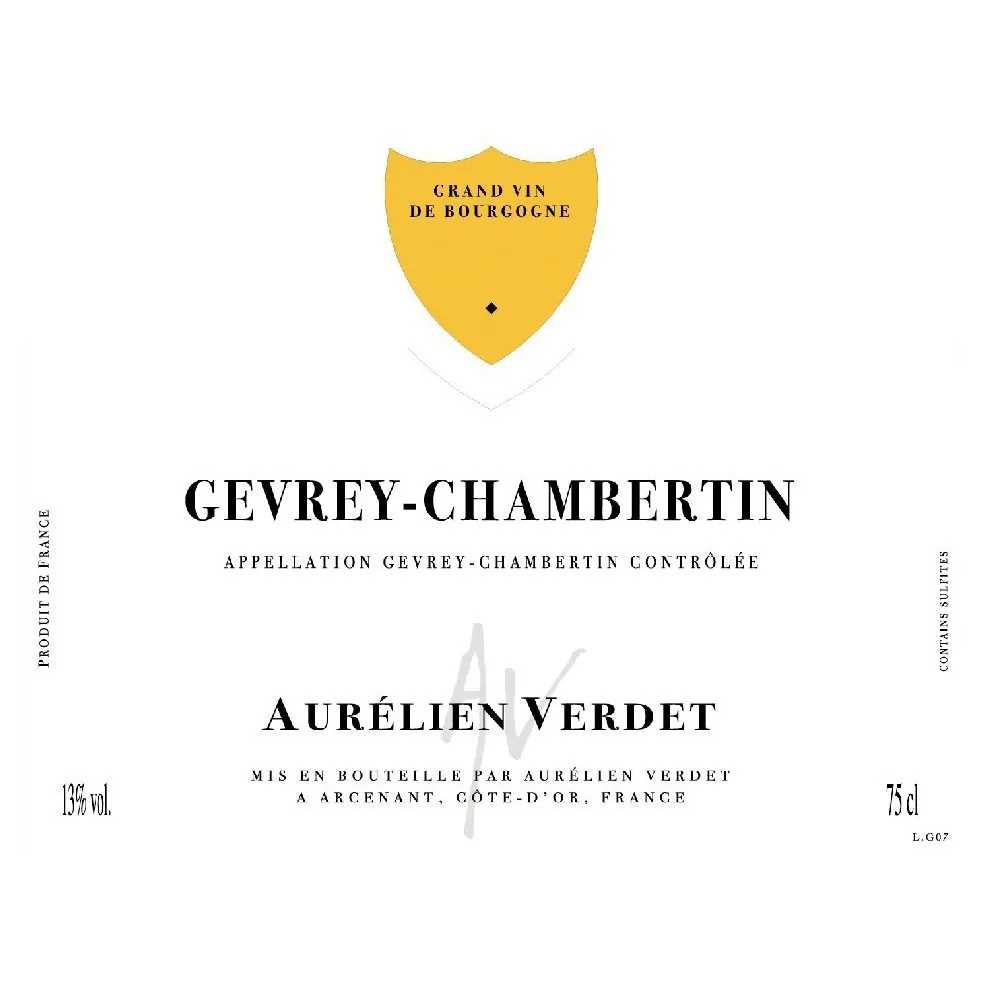 Gevrey Chambertin Bottle