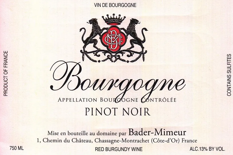 Bourgogne Rouge Dessous les Mues Bottle