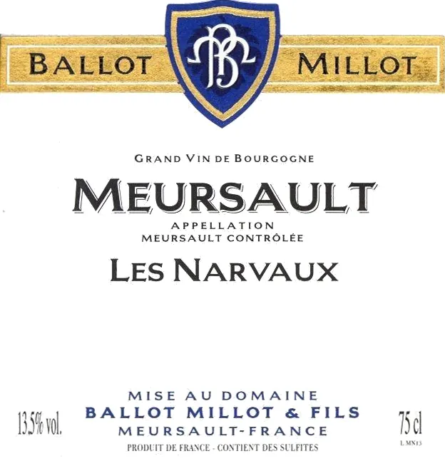 Meursault Narvaux Bottle