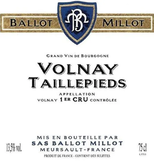Volnay Taillepieds Premier Cru Bottle