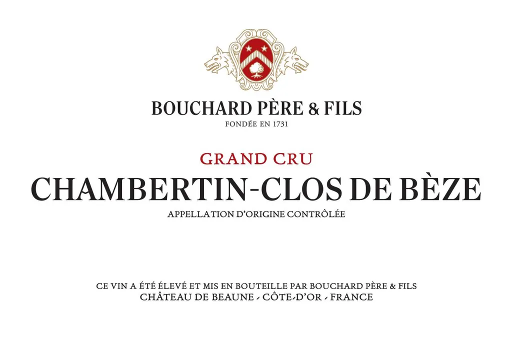 Chambertin Clos de Beze Grand Cru Bottle