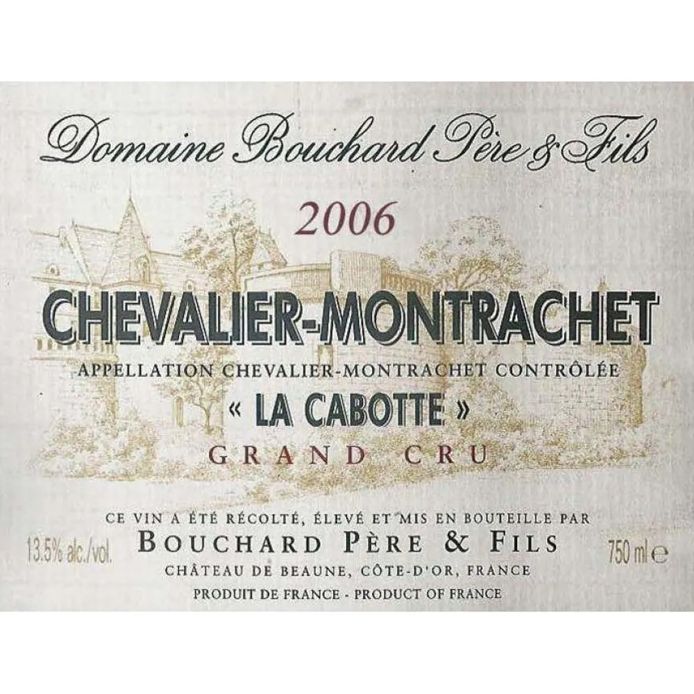 Chevalier-Montrachet La Cabotte Grand Cru Bottle