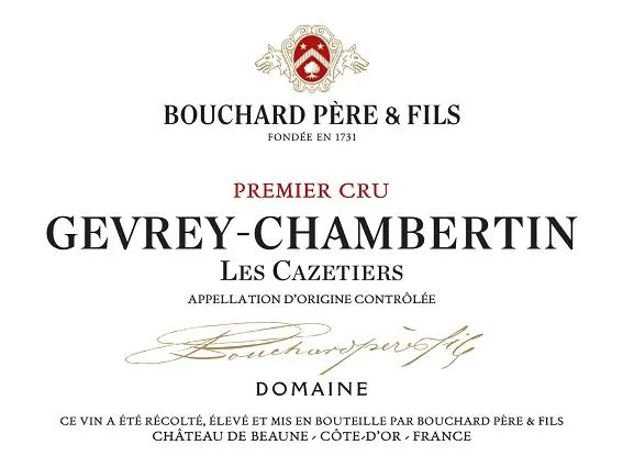 Gevrey-Chambertin Les Cazetiers Premier Cru Bottle