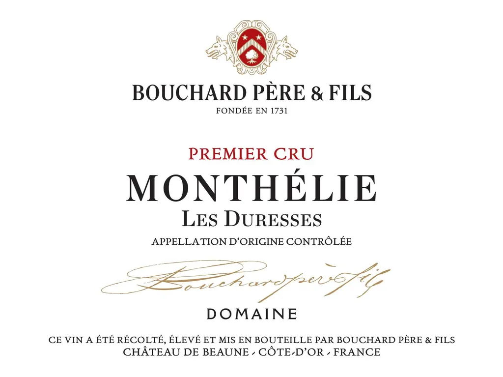 Monthelie Les Duresses Premier Cru Bottle