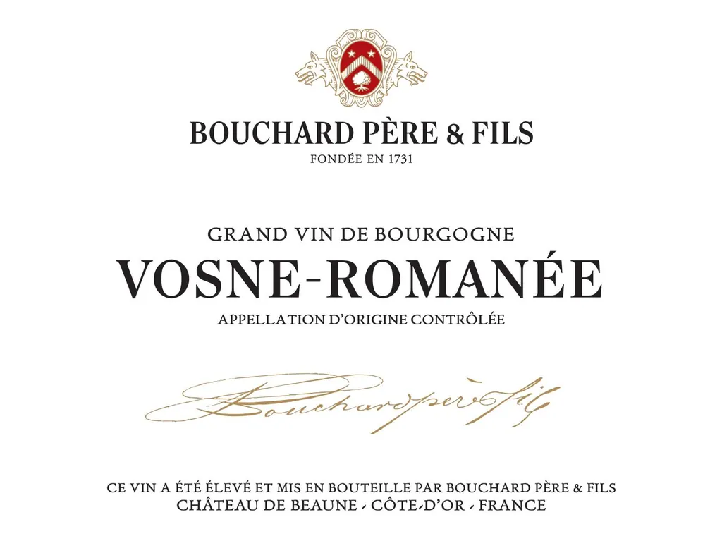Vosne-Romanee Bottle