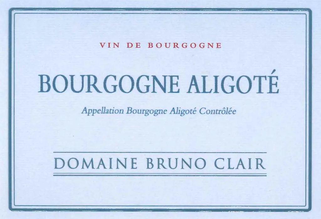 Bourgogne Aligote Bottle