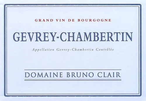Gevrey-Chambertin Bottle