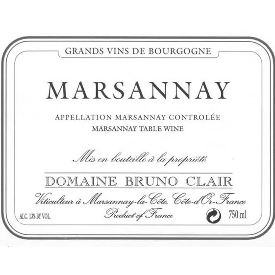 Marsannay Blanc Bottle