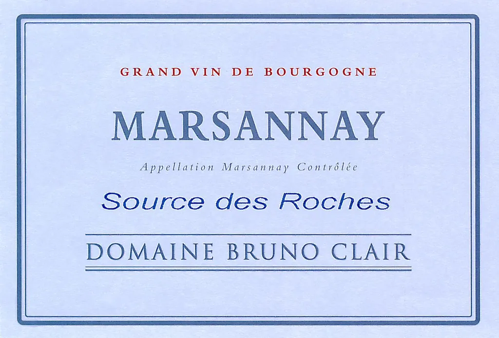 Marsannay Source des Roches Bottle